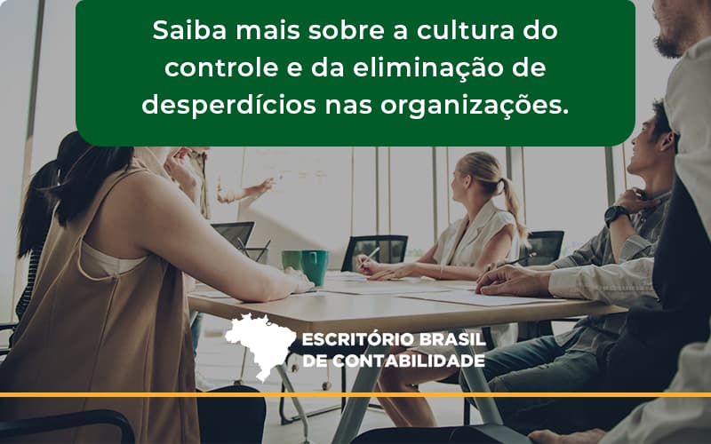 Saiba Mais Sobre A Cultura Do Controle E Da Eliminação De Desperdícios Nas Organizações. Escritorio Brasil - Escritório Brasil de Contabilidade