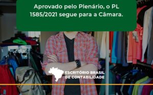 Aprovado Pleno Plenario O Pl 15852021 Segue Para A Camara Escritorio Brasil - Escritório Brasil de Contabilidade