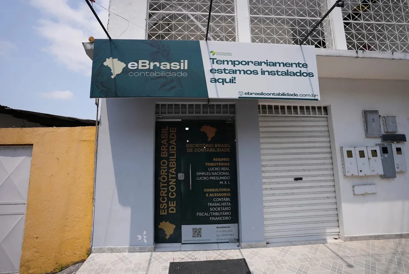 Fachada da unidade da eBrasil Contabilidade em Parintins